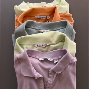 Cavin Klein 5 Jeans Polo Shirts Collection